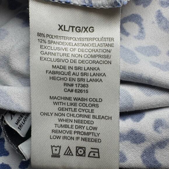 Ellen Tracy lounge set. Blue and white. Size L/XL - Picture 14 of 14